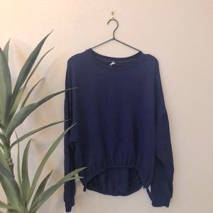 Monica cinched crewneck sweater